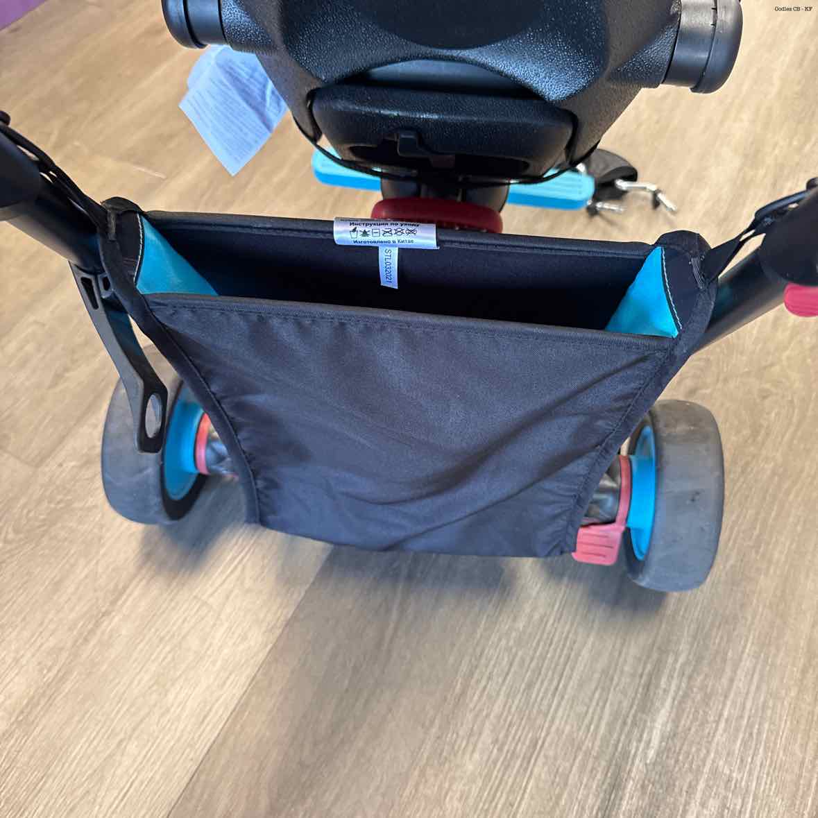 Smart Trike Black/Blue Tricycle - OodlesCB