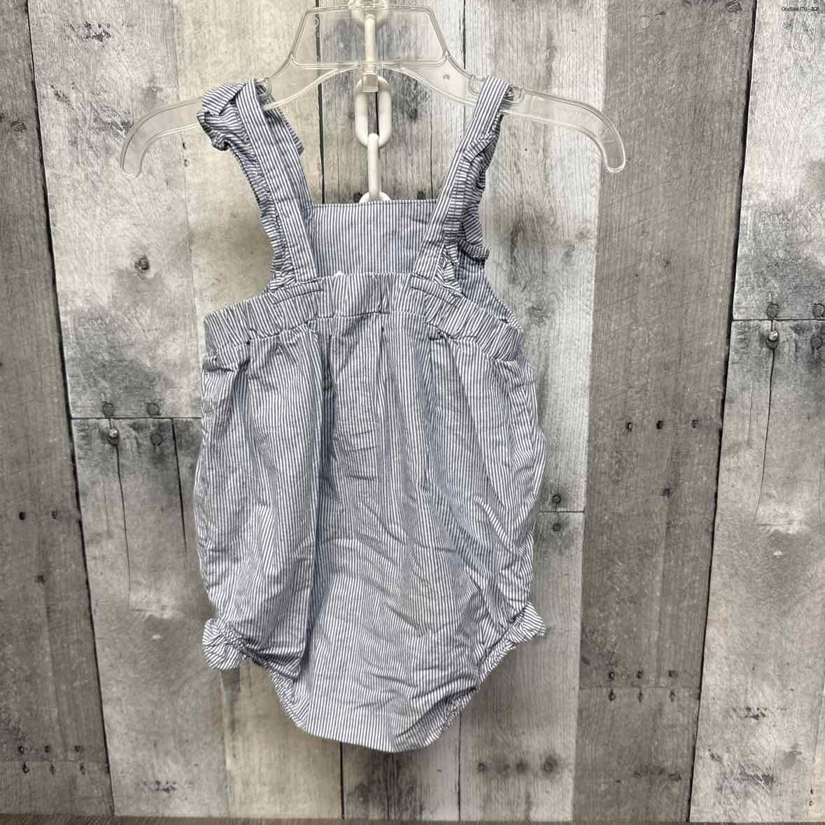 Size 18 Months Blue Striped Carter's Romper