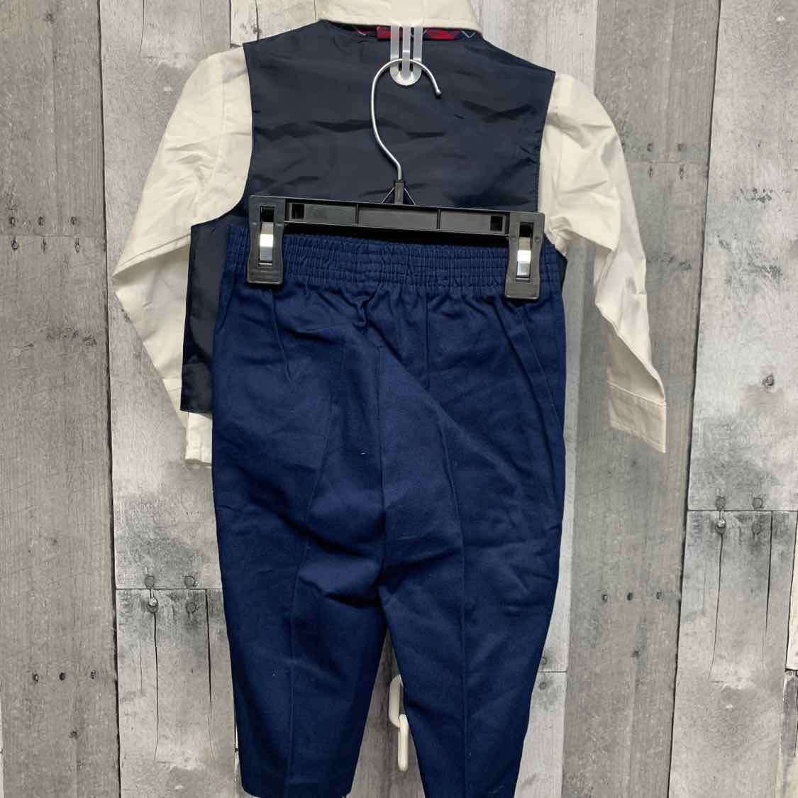 Size 12 Months Blue/White Nautica Shirt/Pants