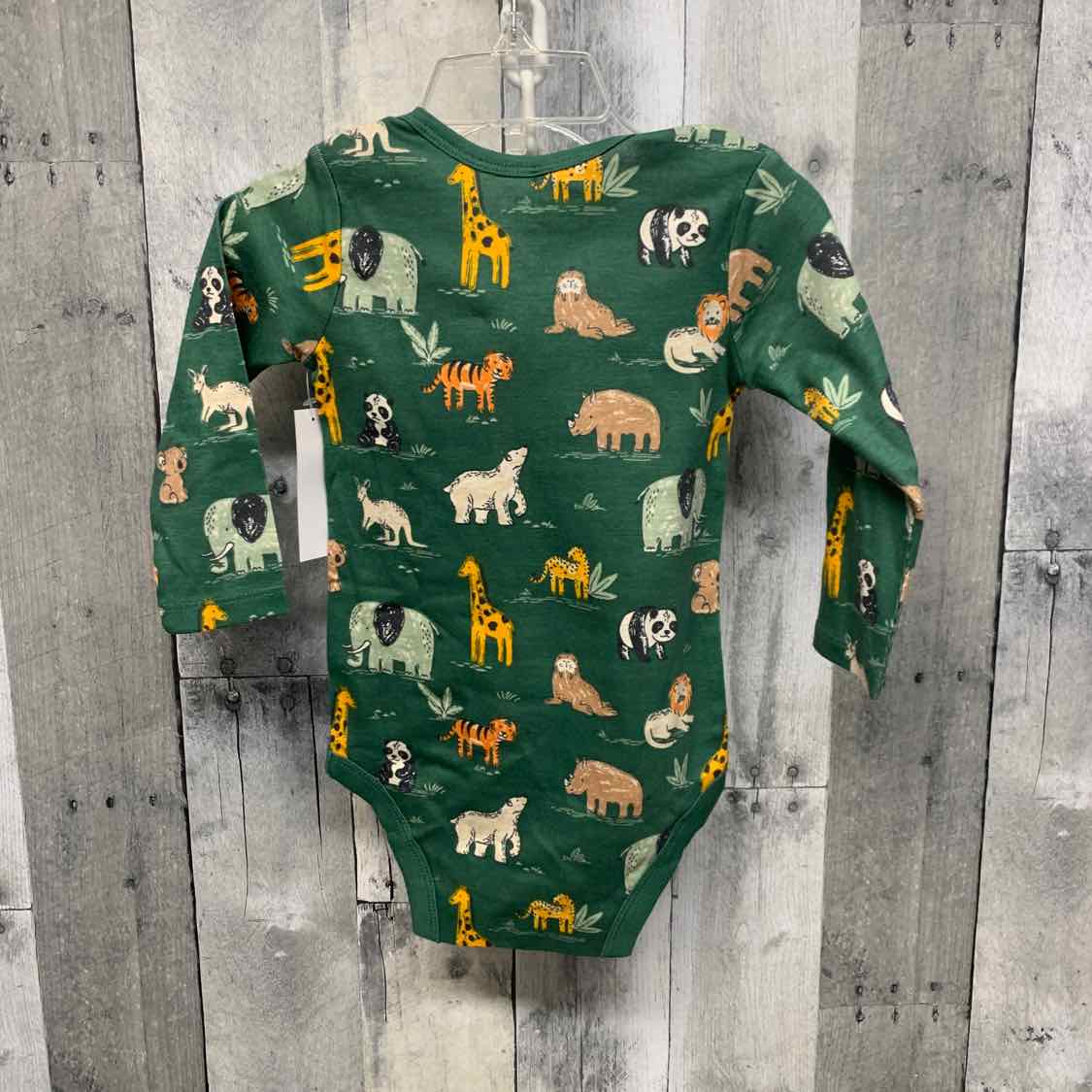 Size 12 Months Green Graphic Members Mark Bodysuit