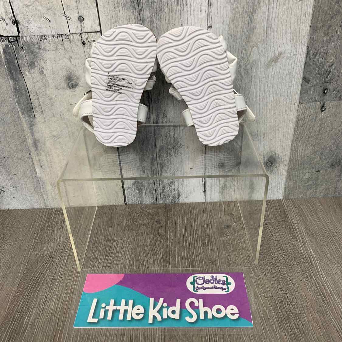 Size 2 White Mid Brand Sandals