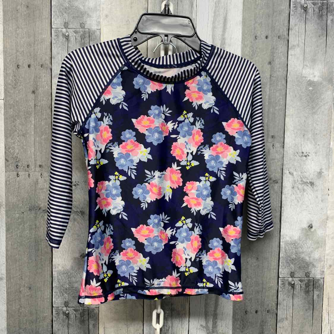 Size 12 Navy Floral Nautica 2pc PJs