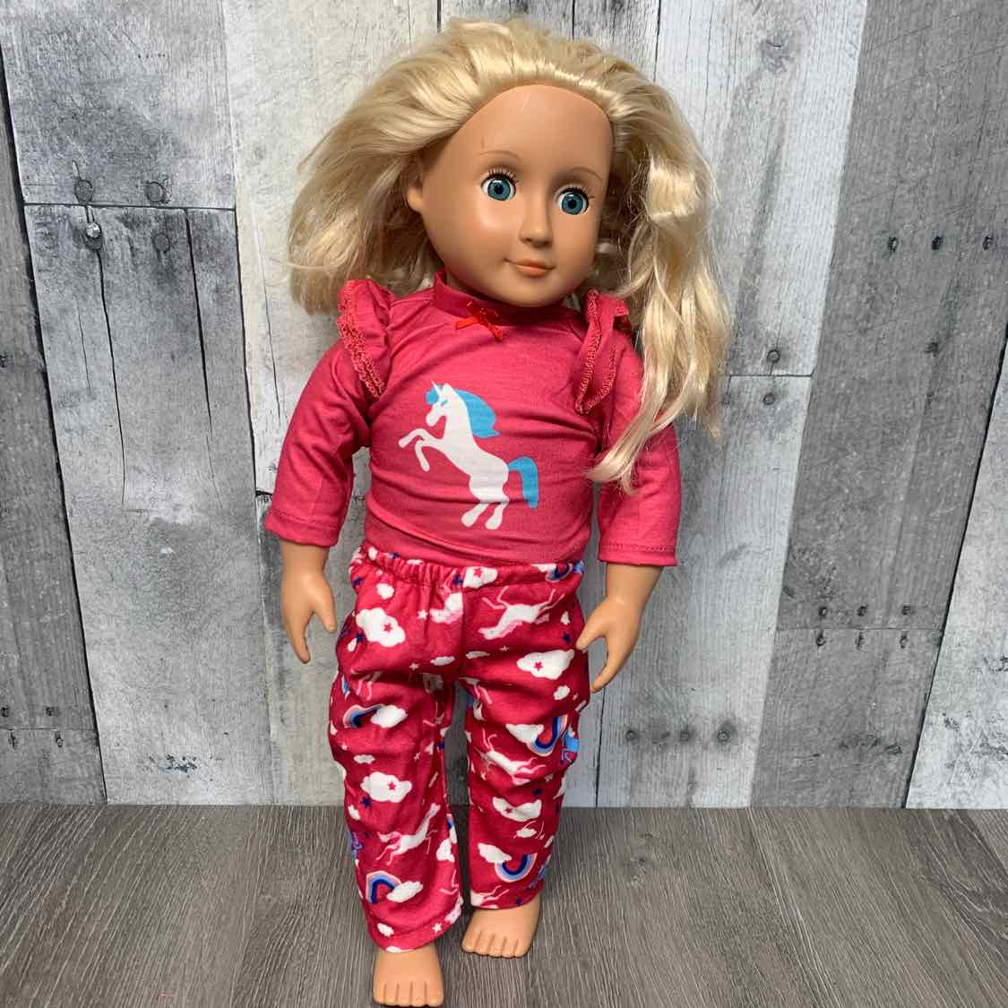 2pc 18" Unicorn Pajama - OodlesCB