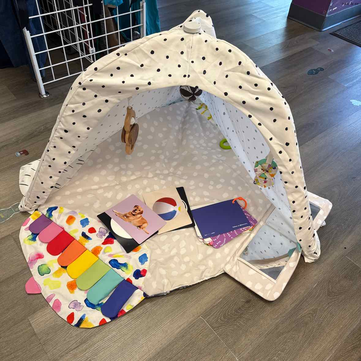 Lovevery White Floor Gym