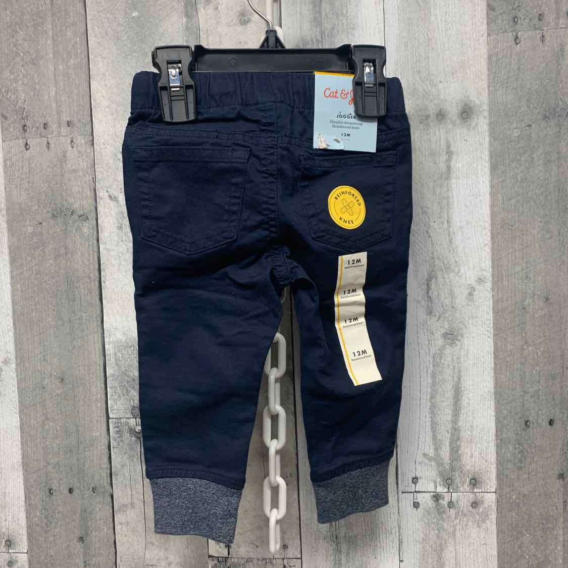 Size 12 Months Navy Cat & Jack Pants