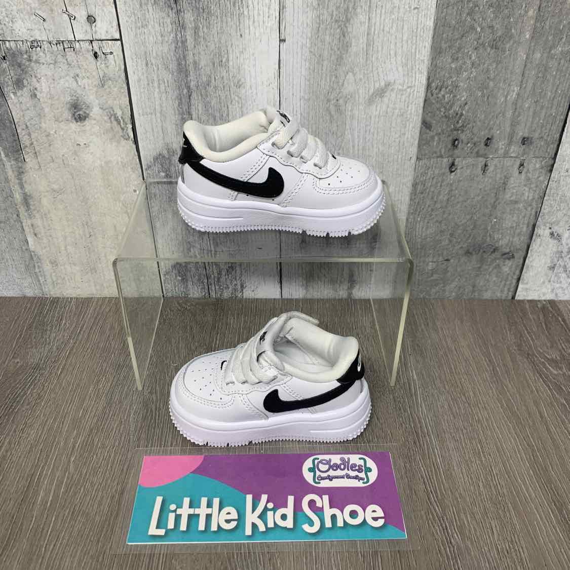 Size 3 Black/White Sport Brand Sneakers