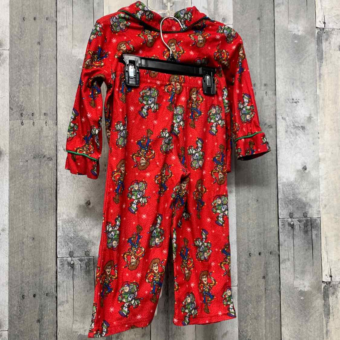 Size 3T Red Toy Story 2pc PJs
