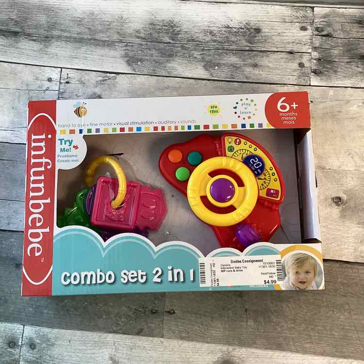 Generic Red/Yellow Interactive Baby Toy