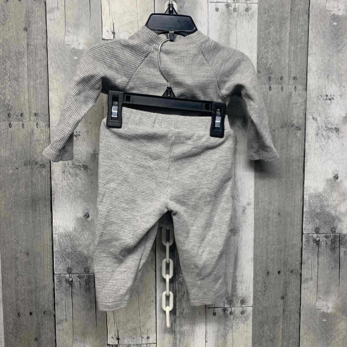 Size 6-9 Months Gray/Brown Nicole Miller Shirt/Pants