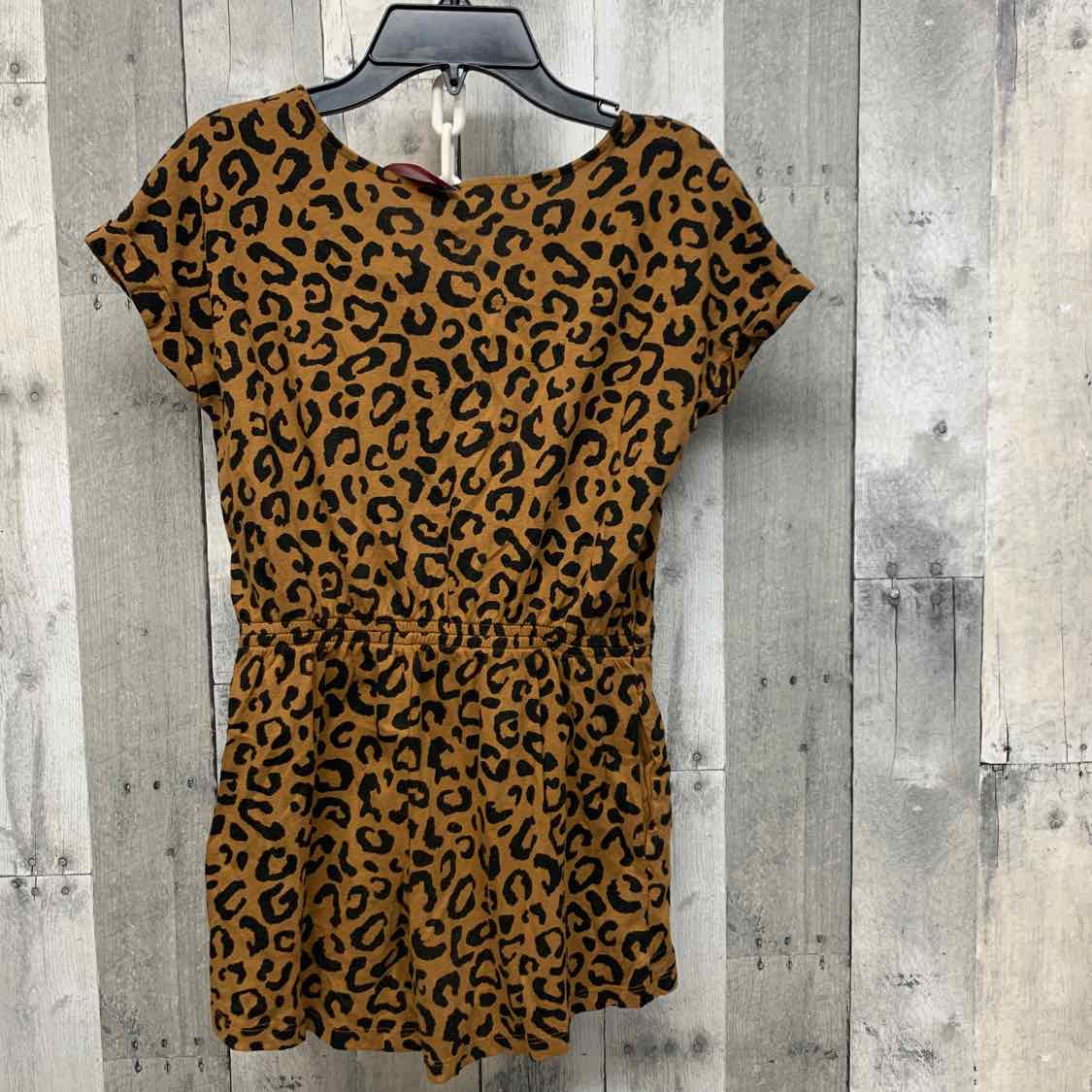 Size 10/12 Tan Animal Print Old Navy Romper