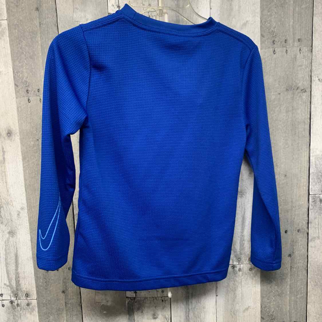 Size 7 Blue Graphic Sport Brand Long Sleeve Shirt