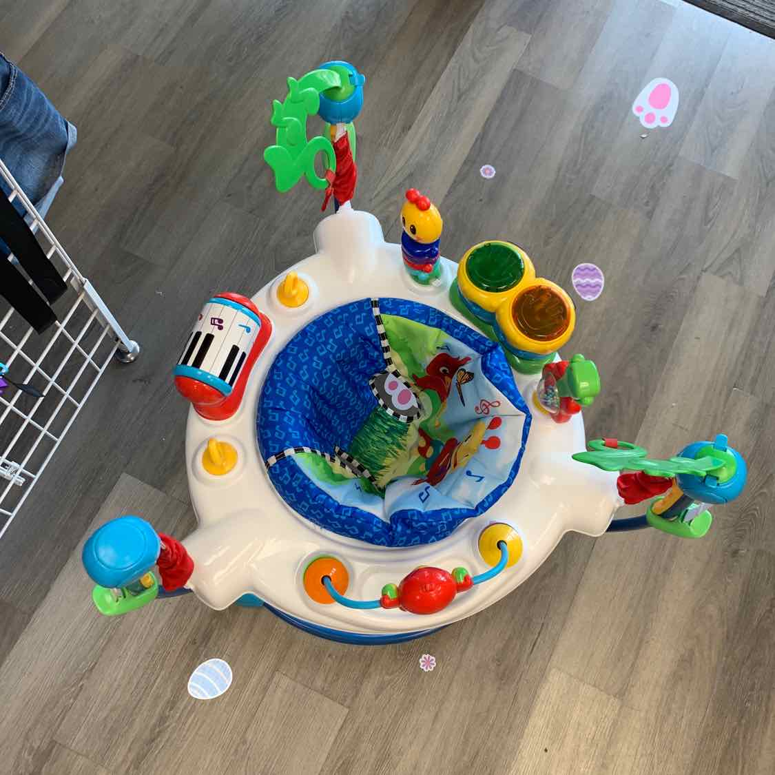 Baby Einstein White/Blue Jumperoo