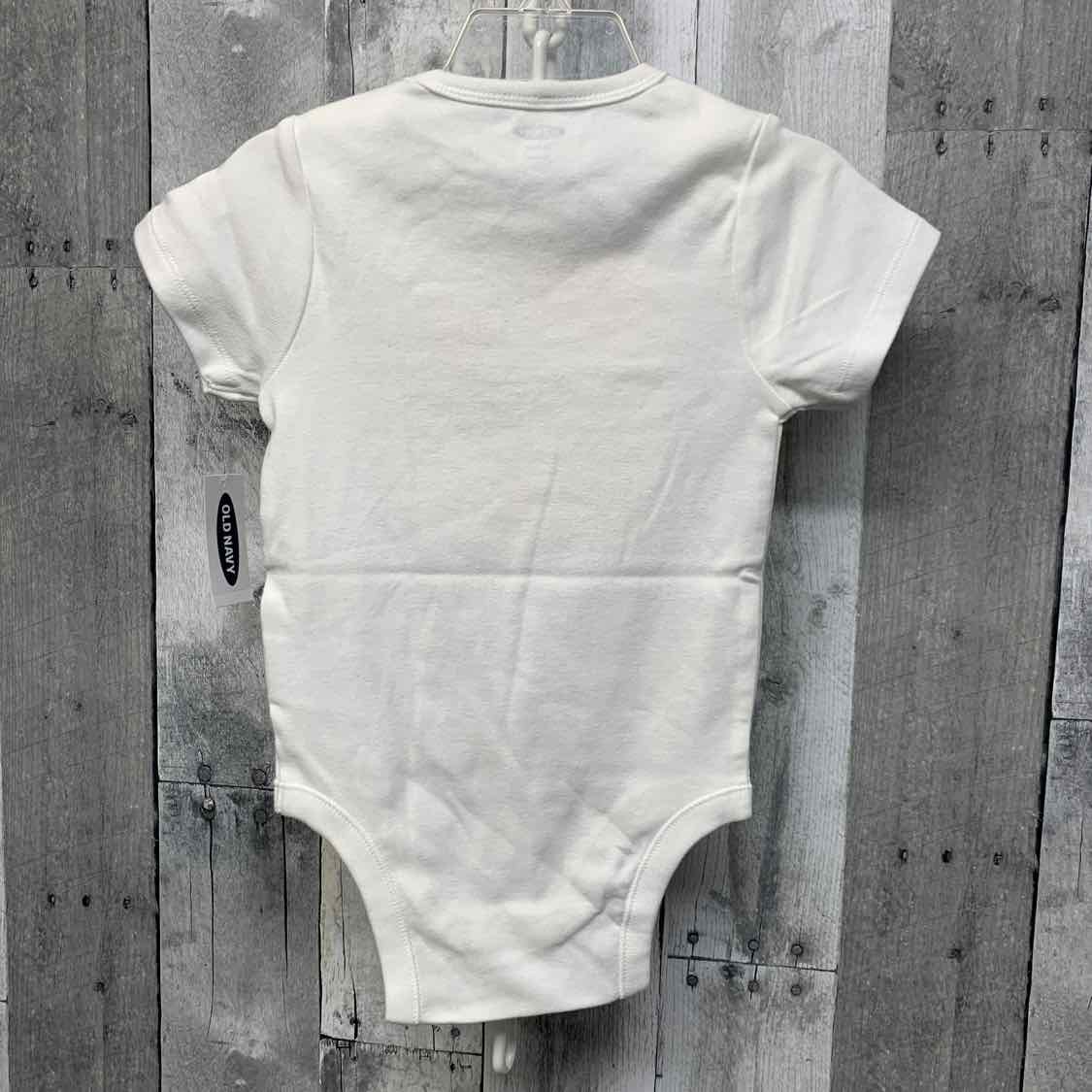 Size 18-24 Months White Graphic Old Navy Bodysuit