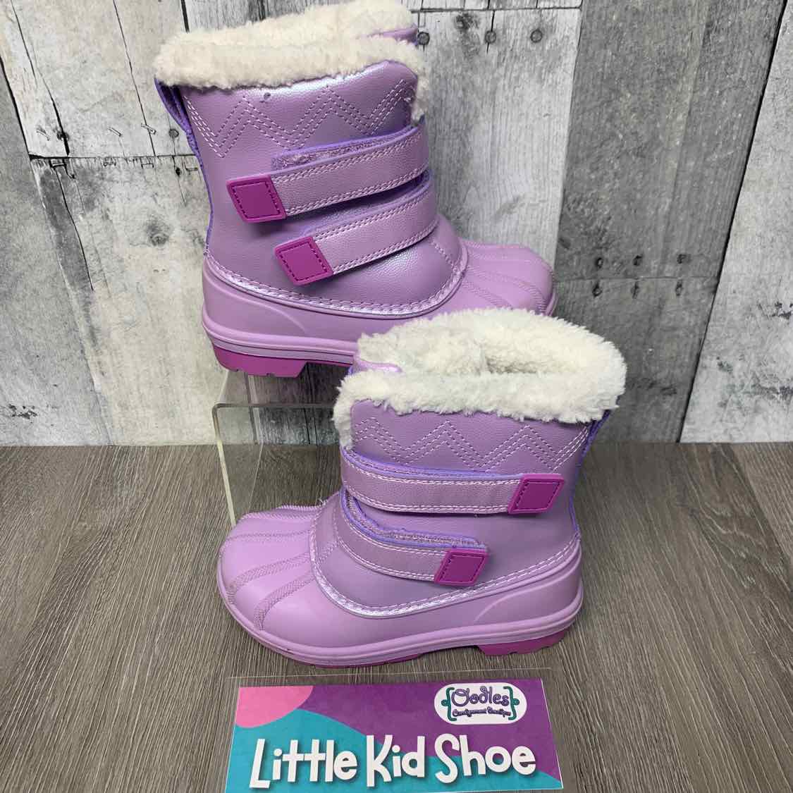 Size 10 Purple Cat & Jack Snow Boots