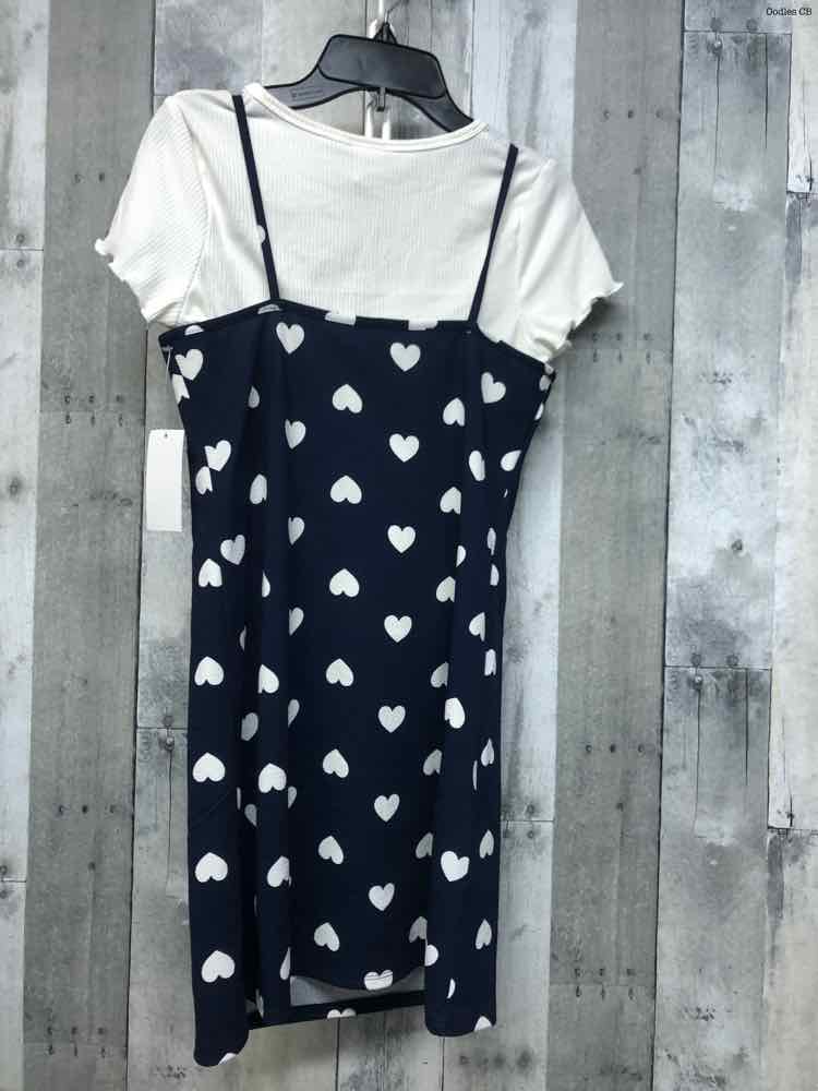 Size 12 Navy/White Lily Bleu 2pc Dress