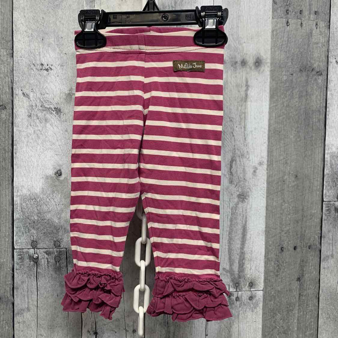Size 18 Months Purple/White Matilda Jane Leggings