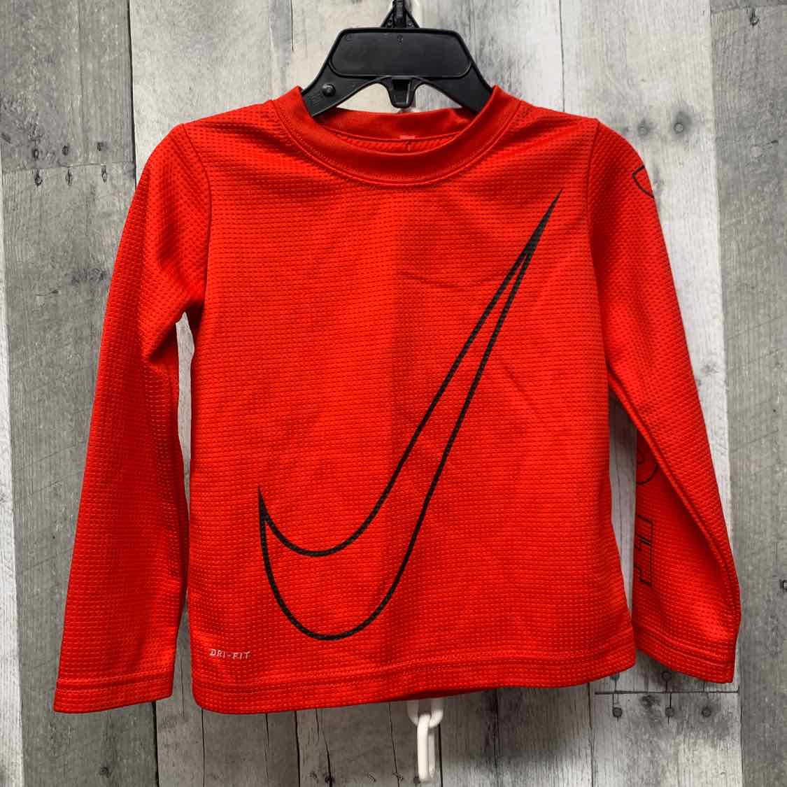 Size 2T Red Sport Brand Long Sleeve Shirt
