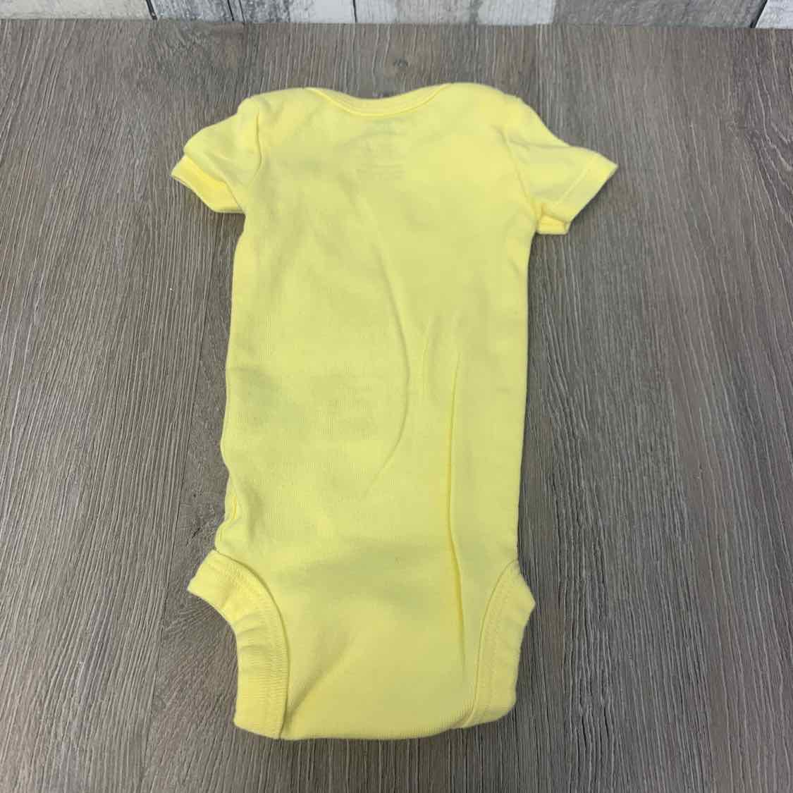 Size Preemie Yellow Carter's Bodysuit