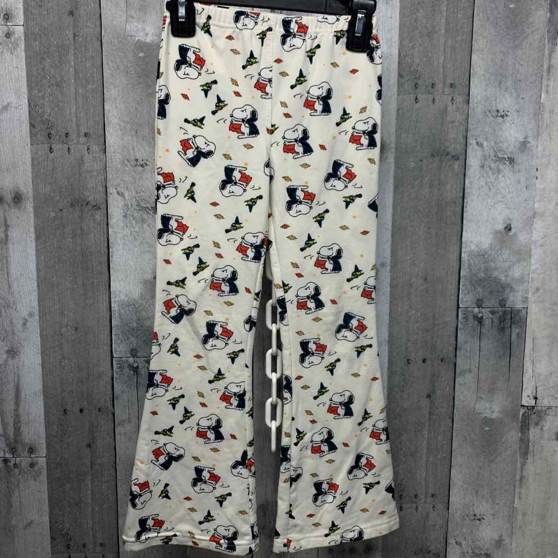 Size 7/8 Ivory Print Snoopy Leggings