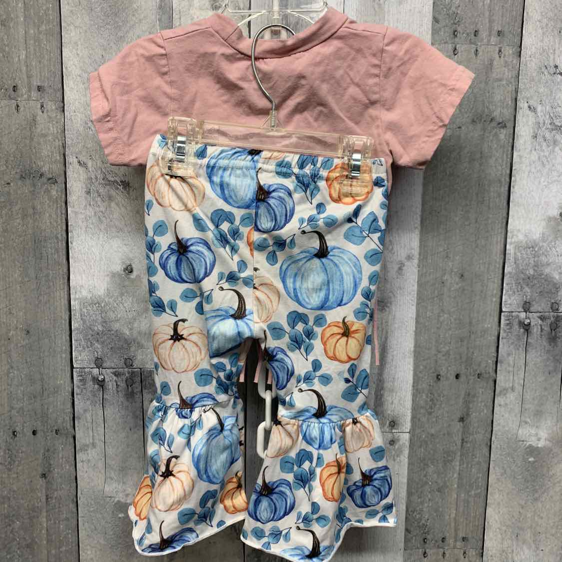 Size 18-24 Months Pink/Blue Boutique Brand 2pc PJs