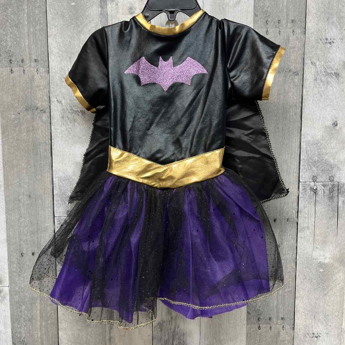 Batman Black/Purple Size 3/4 Halloween Costume - Little Kid