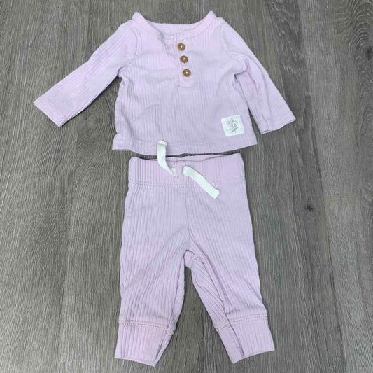 Size Preemie Purple Carter's Shirt/Pants