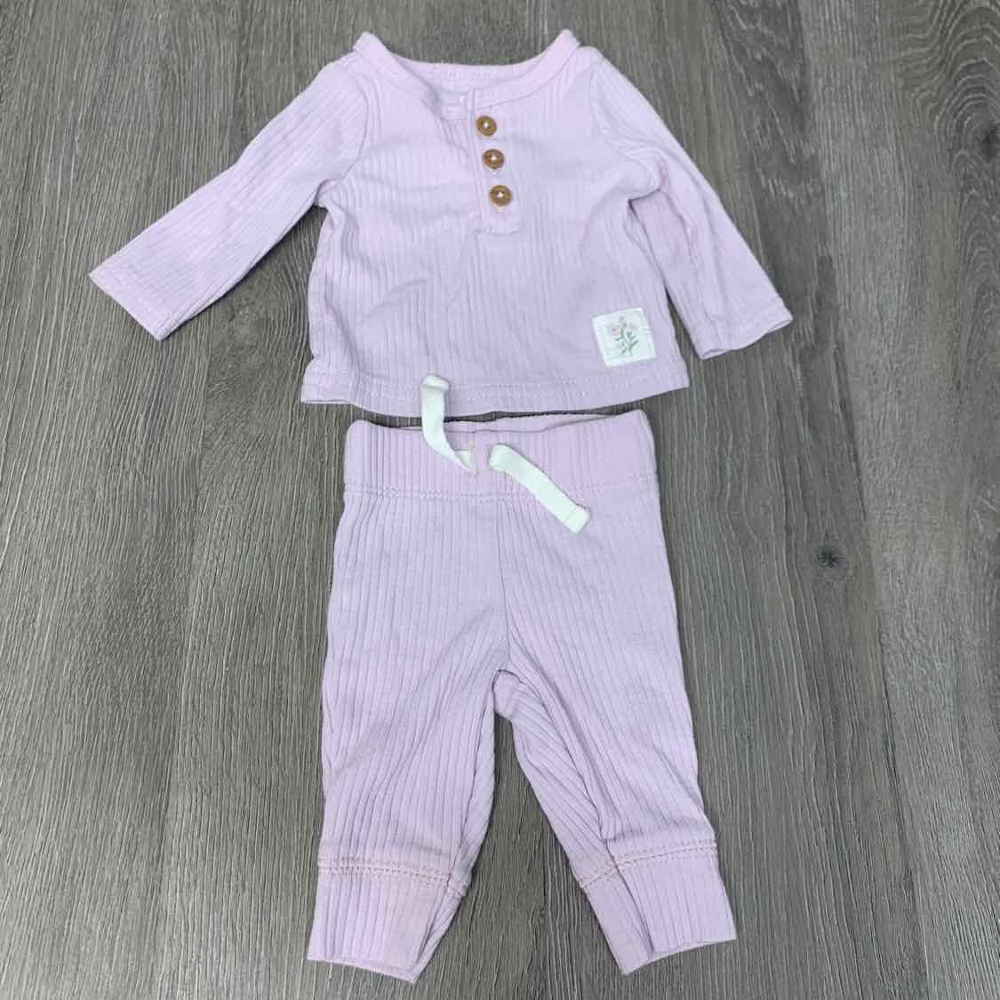 Size Preemie Purple Carter's Shirt/Pants