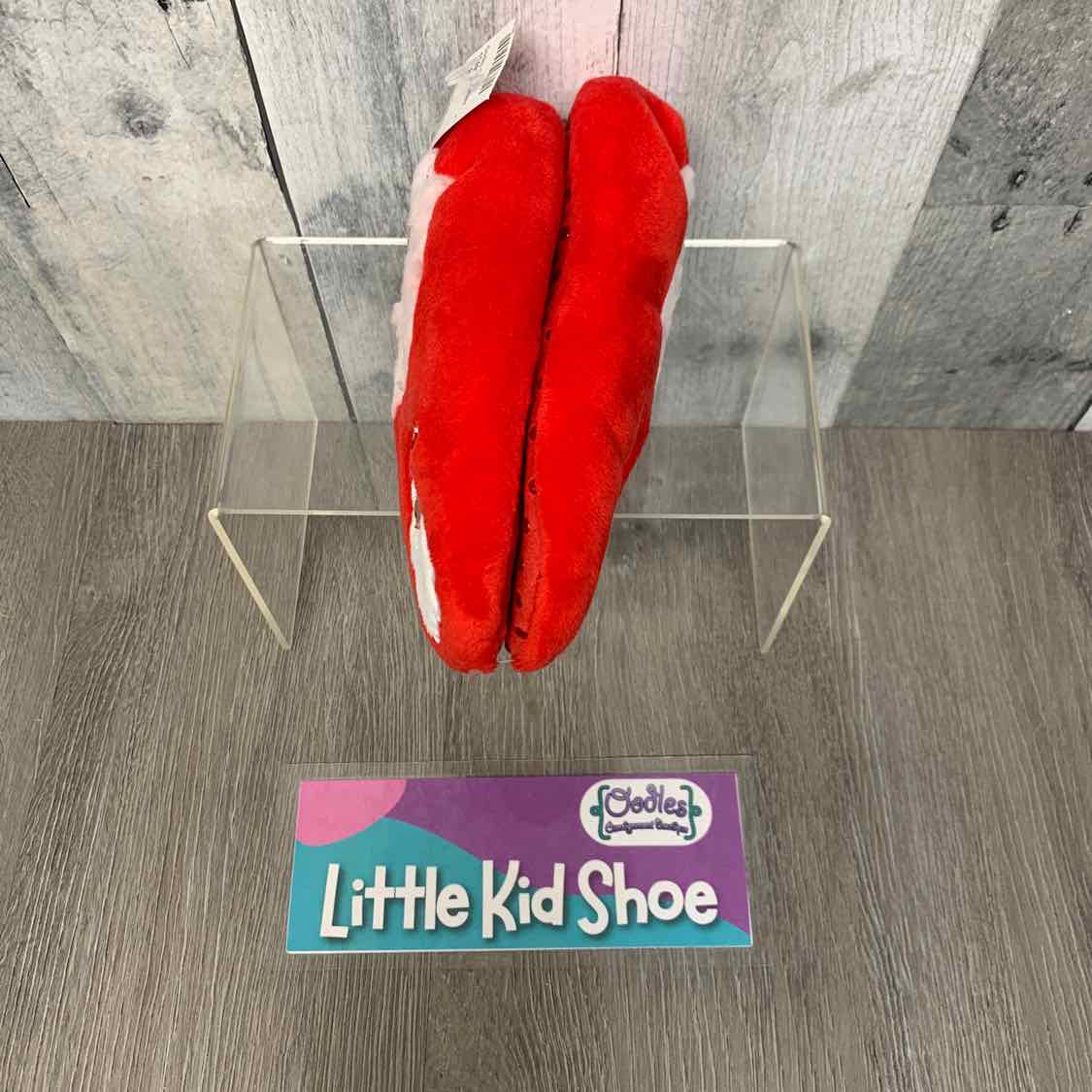 Size 2/3 Red/White Just One You Slippers