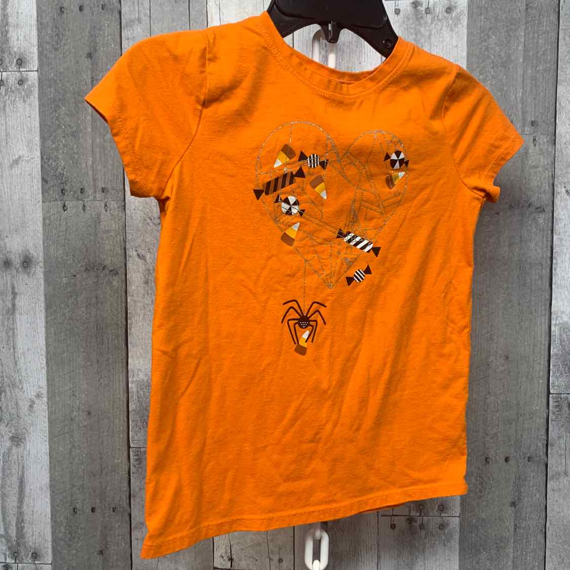 Size 6 Orange Graphic Cat & Jack T Shirt