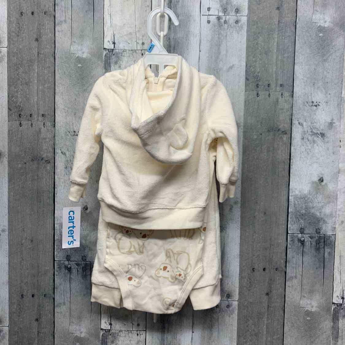 Size 6 Months White Carter's Shirt/Pants