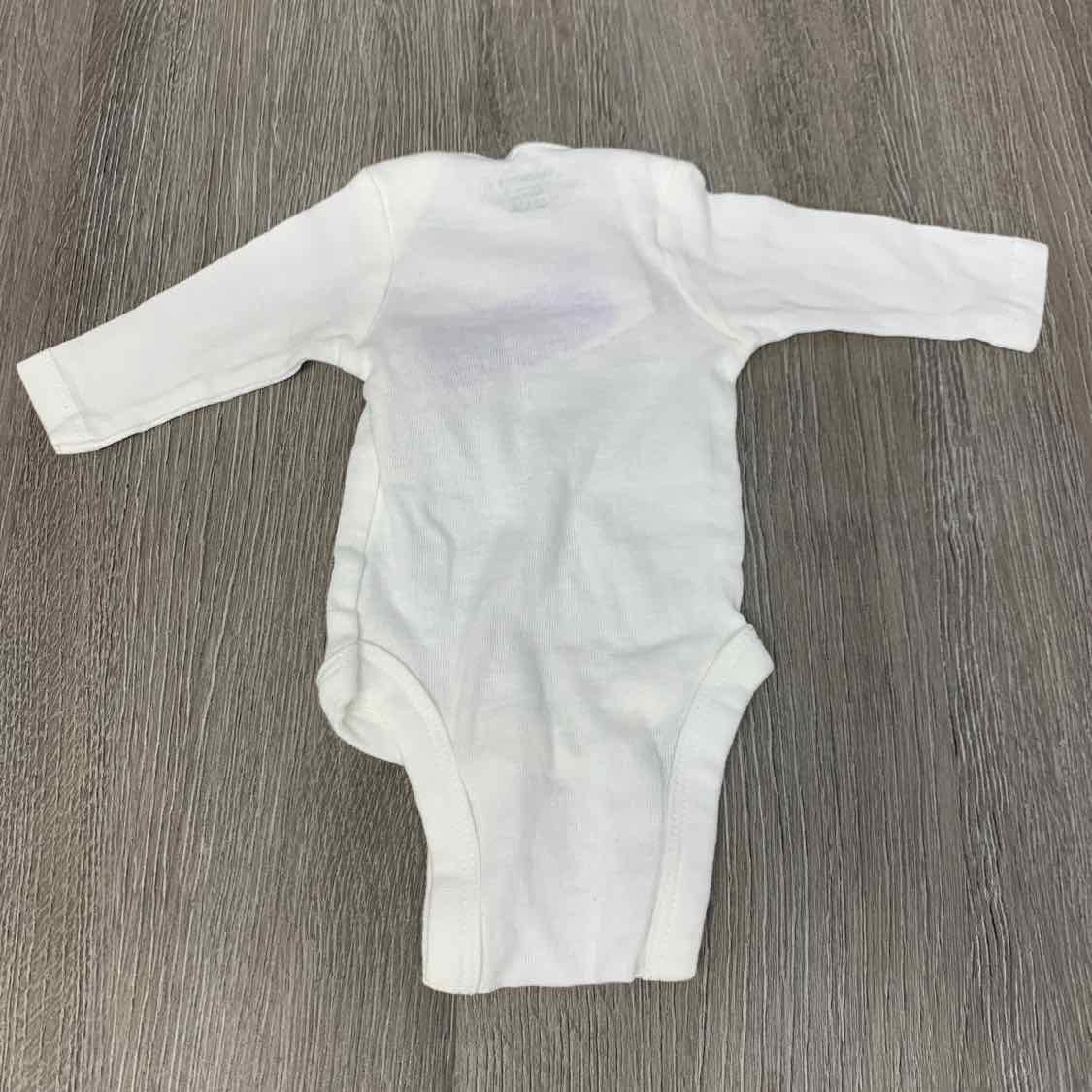 Size Preemie White Gerber Bodysuit