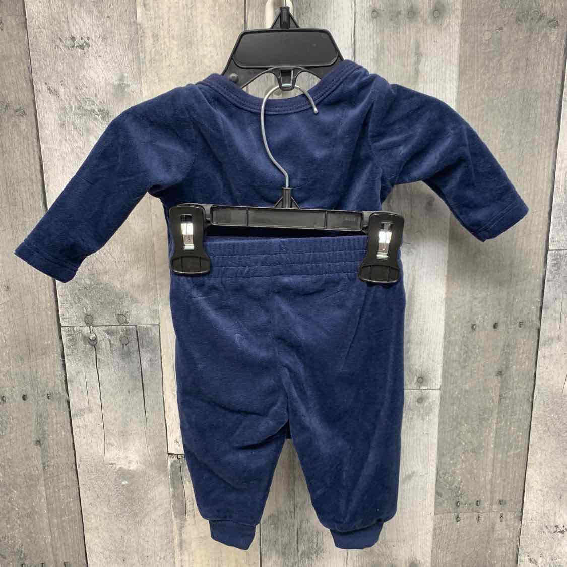 Size 3 Months Navy/White Sport Brand Shirt/Pants