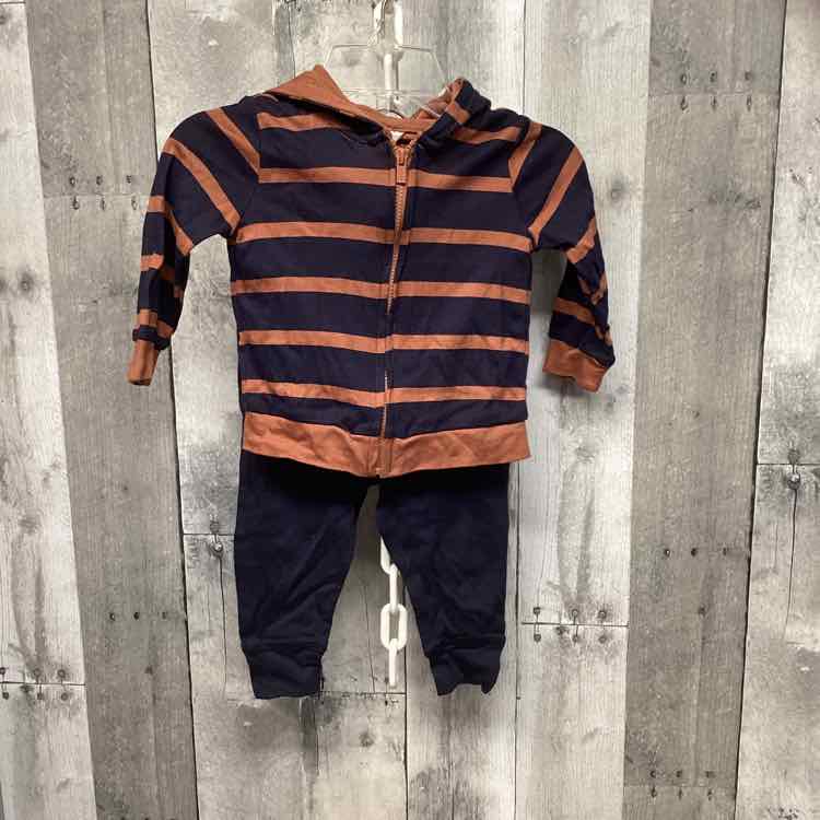 Size 3-6 Months Brown/Navy Gerber Jacket/Pants