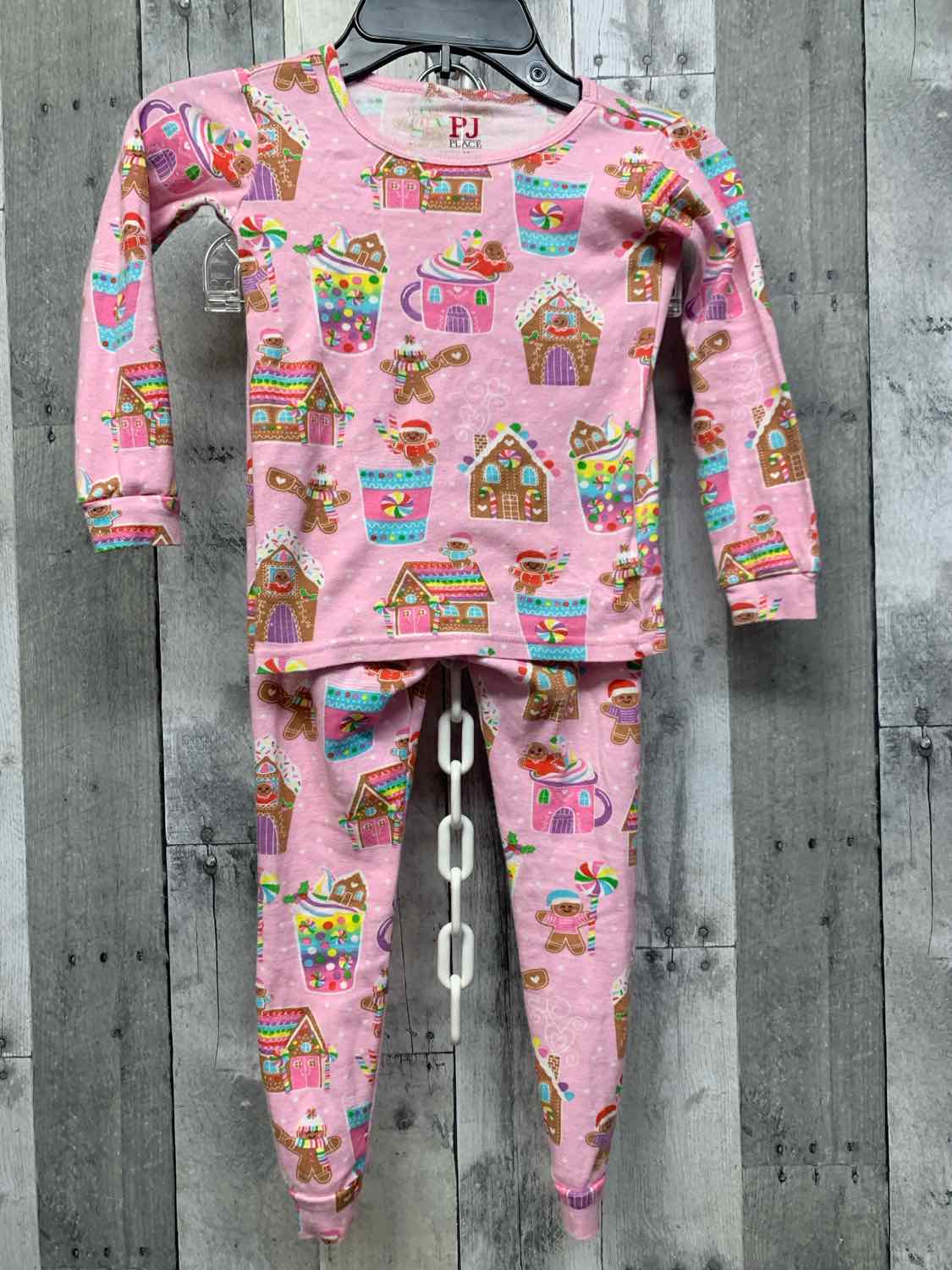 Size 4 Pink Print Children's Place 2pc PJs