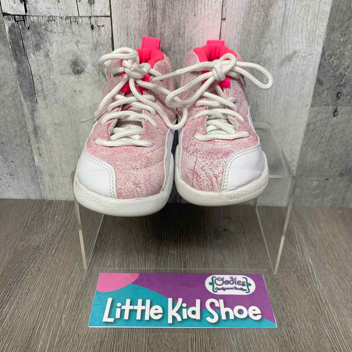Size 8 White/Pink Sport Brand Sneakers
