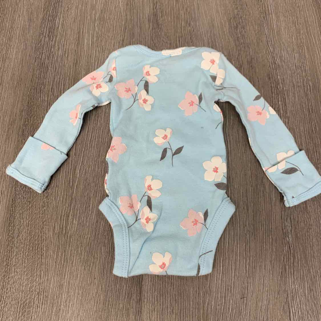 Size Preemie Blue/Pink Carter's Bodysuit
