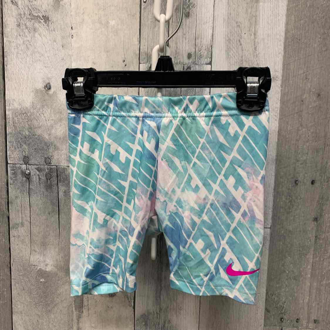 Size 4 Blue Print Sport Brand Shorts - Athletic
