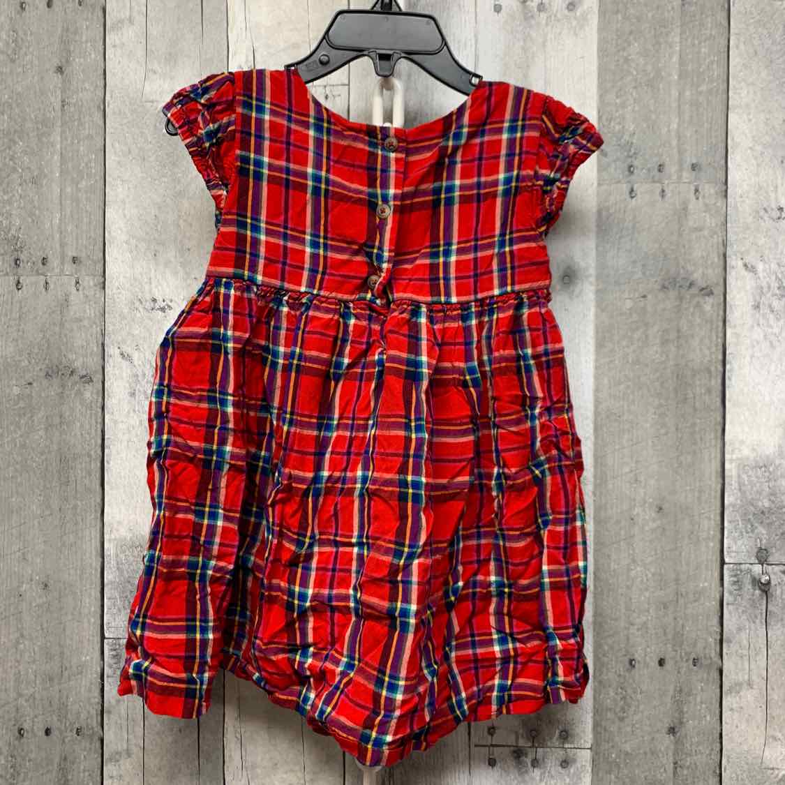 Size 2T Red Plaid Gymboree Dress
