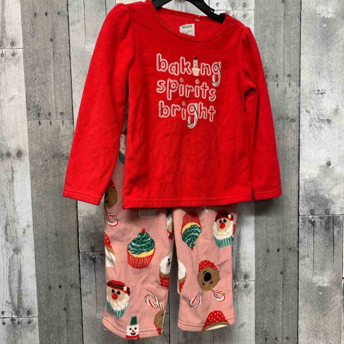 Size 3T Red/Pink Just One You 2pc PJs
