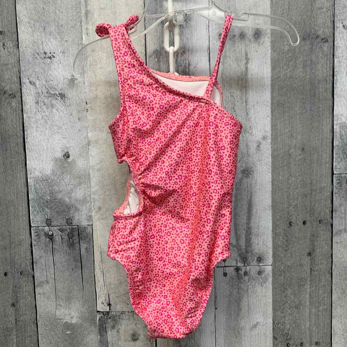 Size 2T Pink Print Cat & Jack Swim Suit - 1pc