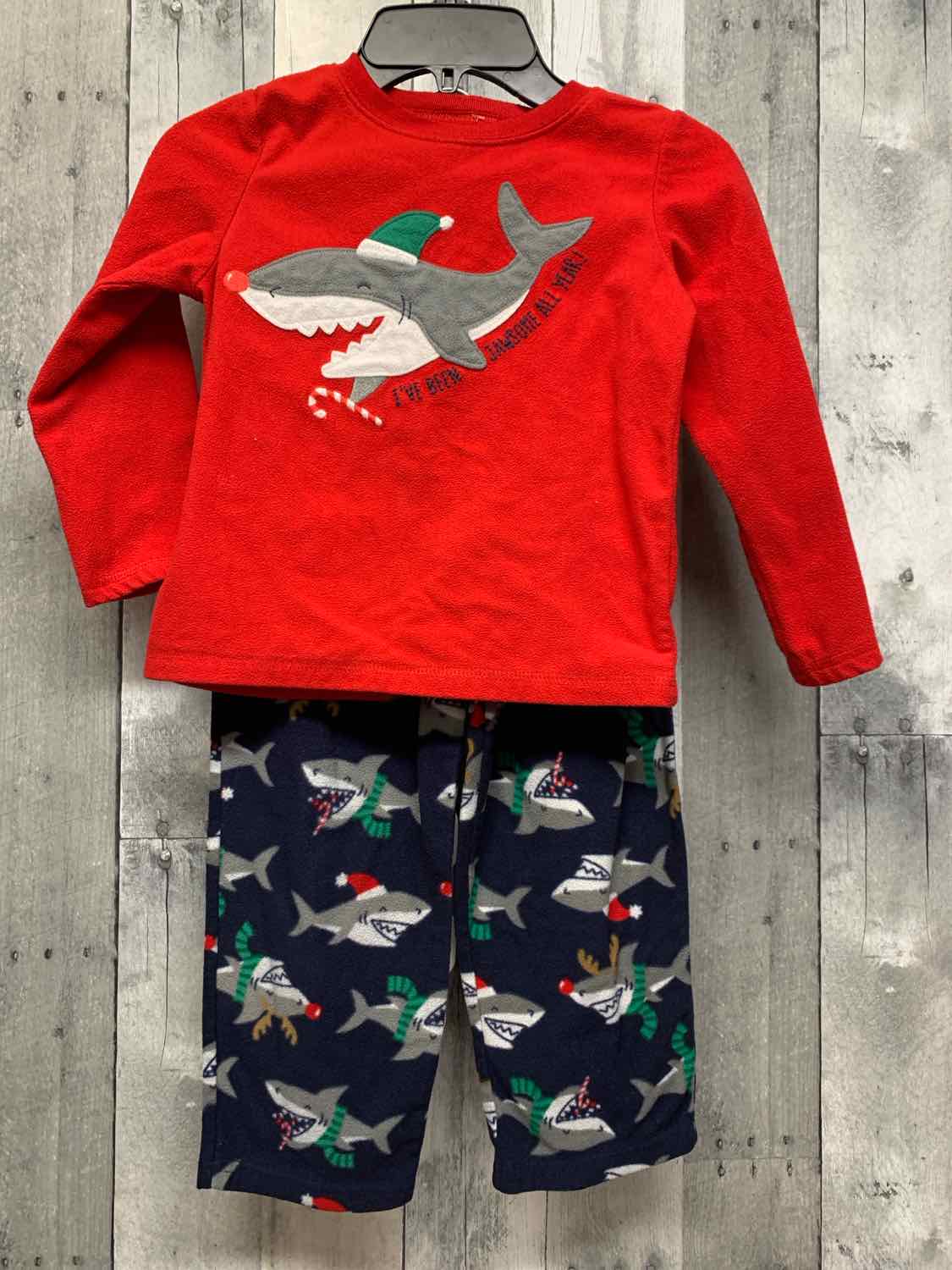 Size 5T Red/Navy Carter's 2pc PJs
