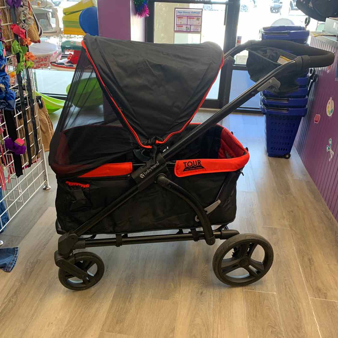 Baby Trend Black/Red Stroller - Single