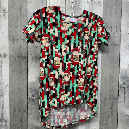 Size 6 Red/Green LulaRoe T Shirt