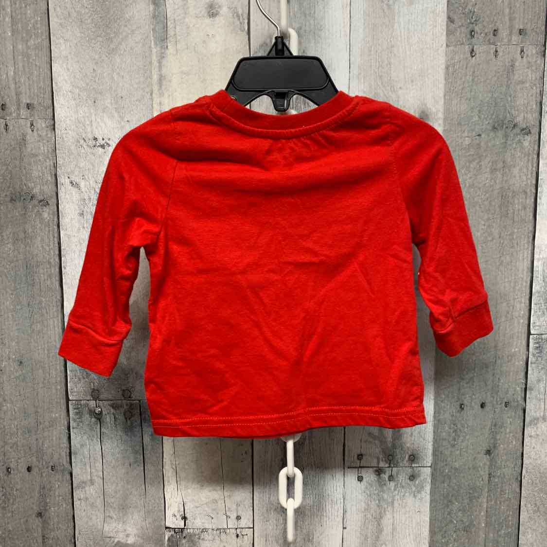 Size 12 Months Red Graphic Champion Long Sleeve Shirt