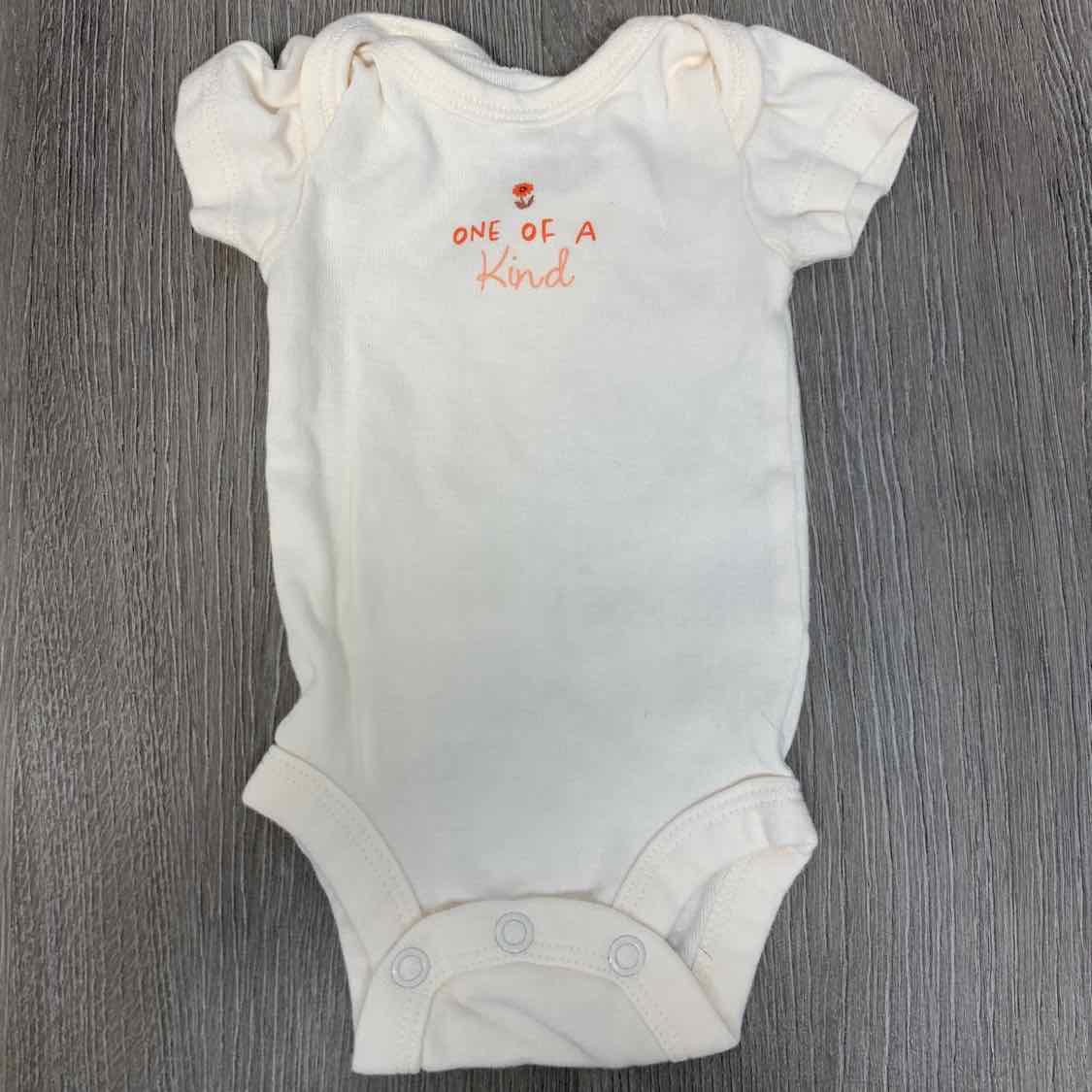 Size Preemie White Carter's Bodysuit