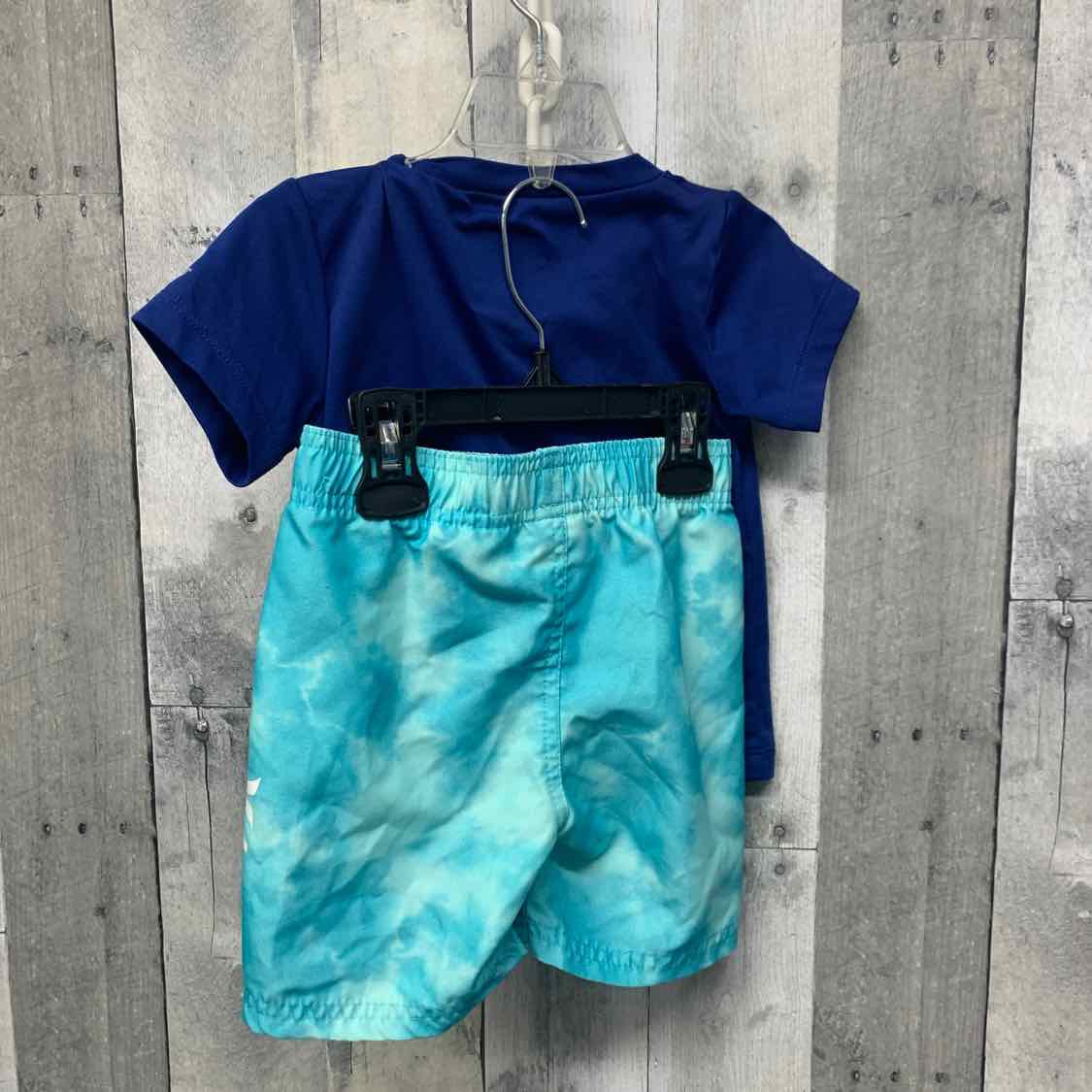 Size 24 Months Navy/Blue Hurley 2pc+ Swim Suit
