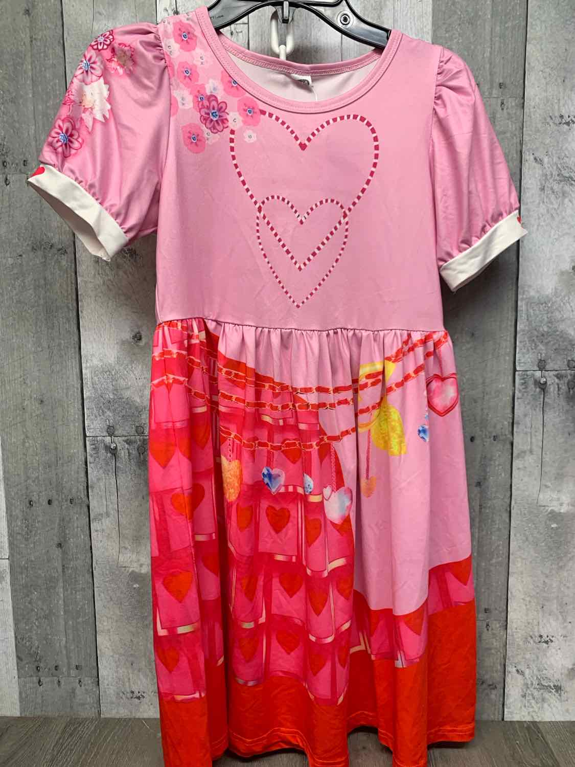 Size 8/10 Pink Print Boutique Brand Dress