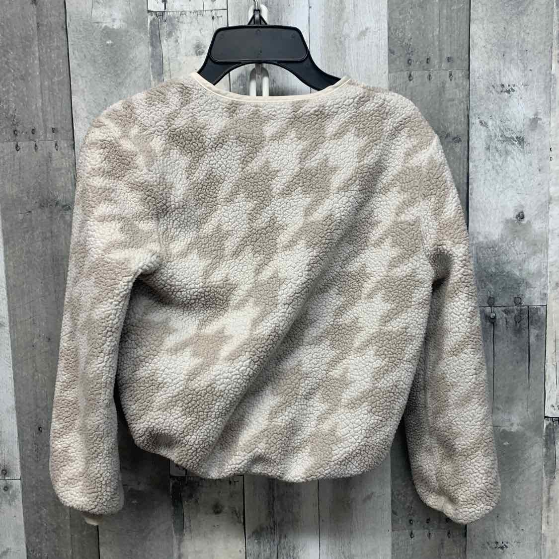 Size 7/8 Gray/Gold Abercrombie Light Jacket