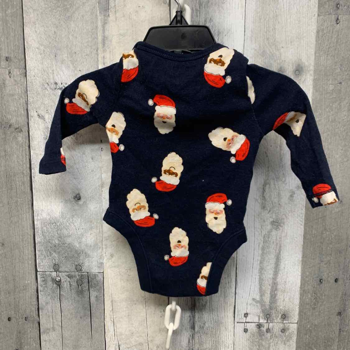 Size 0-3 Months Navy Print Old Navy Bodysuit