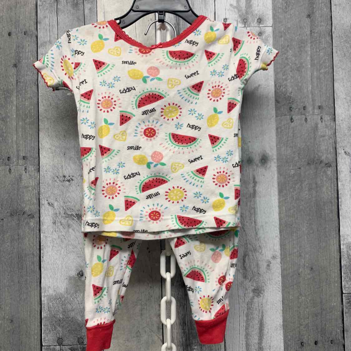 Size 12 Months White/Pink Koala Baby/Kids 2pc PJs
